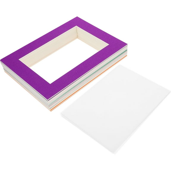 QIFULL 30Pcs Assorted Color Photo Frames with Chic Craft for Bedroom and Living Room Decoration