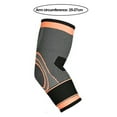 thumbnail image 6 of Huanledash 1Pc Elbow Compression Sleeve with Fastener Tape High Elastic Breathable Pain Relief Weightlifting Sports Tennis Elbow Brace, 6 of 7