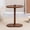 Walnut, variant on MH London Crawford C Table for Sofa, C Shape End Table, Solid Mango Wood Slide Under Sofa Table, 20 x 13 x 22 in, Espresso