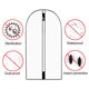 thumbnail image 4 of 12 fundas para ropa con cremallera, a prueba de polvo, impermeables, a prueba de humedad, a prueba de polvo, fundas protectoras transparentes para camisas, disfraces, abrigos, ropa, 4 of 4