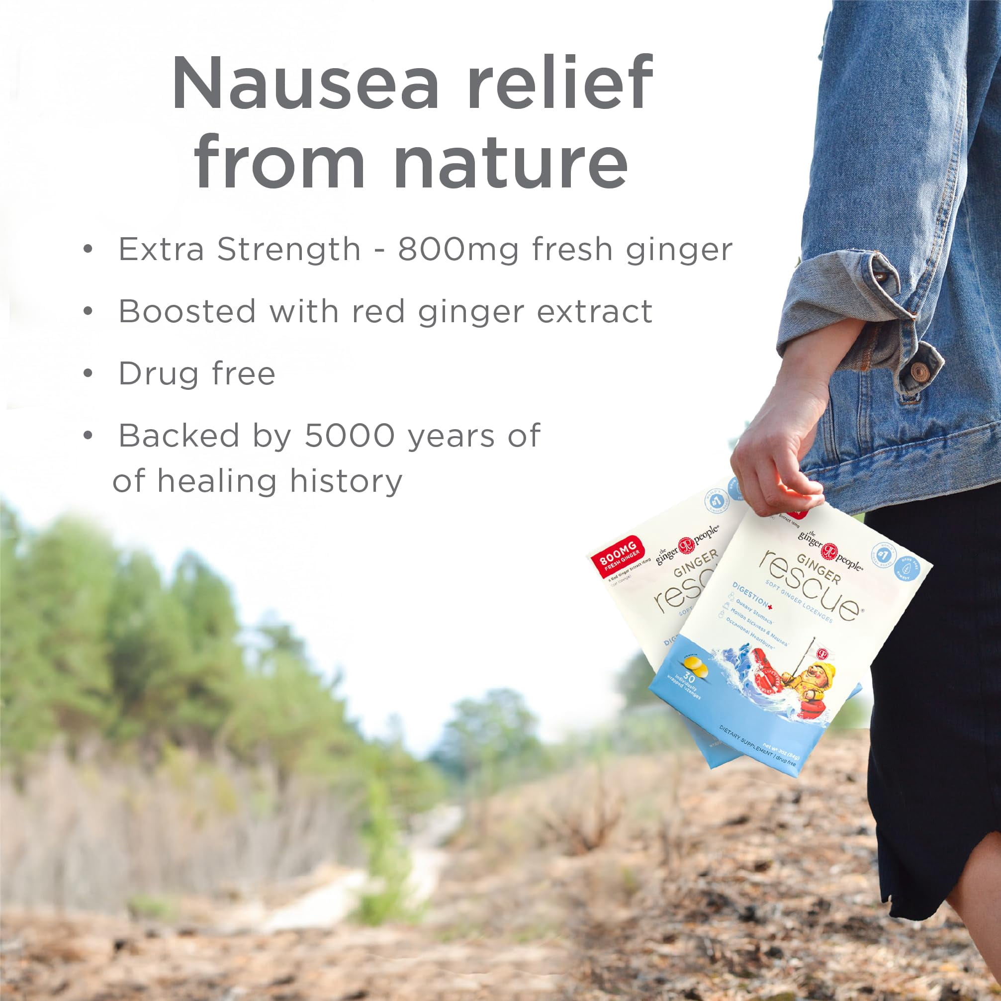 (Pack Of 3) Ginger People Ginger Rescue Lozng Soft 3 Oz