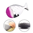thumbnail image 4 of Brocha de maquillaje de sirena, brocha para base de maquillaje en polvo, colorete, brocha de maquillaje de base, brocha de maquillaje de sirena con caja, brocha de maquillaje de cola de pez Ormromra CPB-DE-LYY468-8, 4 of 5