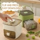thumbnail image 2 of Ice Cube Tray with Lid Press, 48 Ice Cubes Maker Molds Large Capacity Ice Bucket for Freezer Chilling Drinks, 2 of 5
