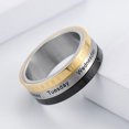 thumbnail image 2 of BAMAIA Bague Calendrier Trois Couleurs pour Femmes et Hommes, Bague Tournante 11#, 2 of 9