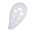 thumbnail image 1 of Regla curva multifuncional para patchwork, regla semicircular para posicionamiento de botones, dibujo de escotes de bolsillos, diseño de ropa, 1 of 14