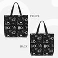 thumbnail image 2 of Easygdp Ho-Ho-Ho 2 Bolsa Tote para Mujer, Bolso de Hombro para Trabajo, Playa, Viajes, Compras y Supermercado, 2 of 7