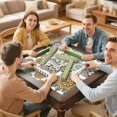 thumbnail image 7 of Boho Inspired Large Anti-Slip Rubber Mat for Game Tables 31.5 Inch Square Mahjong Cover with Quiet Design for Tile Play Cards and Family Game Nights, 7 of 7