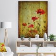 thumbnail image 3 of Design Art - Poppy Flowers on Grunge Background, 3 of 5