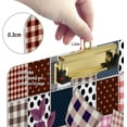 thumbnail image 3 of FMSHPON Geometric Patcwork Clipboard Hardboard Wood Nursing Clip Board and Pull for Standard A4 Letter 13x9 inches, 3 of 7