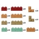 thumbnail image 2 of Juego de albañilería Toy Building Blocks Feleph 260 piezas multicolor, 2 of 4