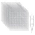 thumbnail image 1 of Fuse Beads Pegboards, Large Plastic Bead Pegboard, Square Peg Fuse Melty Beads Boards Kit for DIY Cr, 1 of 5