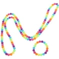 thumbnail image 2 of 2pcs collar decorativo pulsera de cuentas de plástico kit mujeres joyería cadena para el cuello, 2 of 6