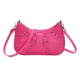 thumbnail image 1 of Bolsa de mano para mujer a la moda con remaches geniales para regalo (rosa roja) Ndcxsfigh Para Estrenar, 1 of 8
