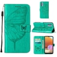 thumbnail image 2 of Case for Samsung Galaxy A32 4G Embossing Butterfly Magnetic Premium Leather Flip Cover, 2 of 5