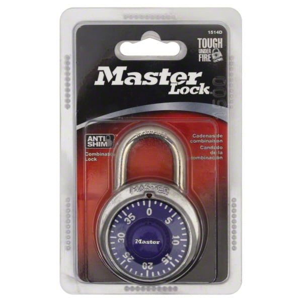 Master Lock 1514d Combination Lock 1 Pack