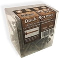 thumbnail image 1 of fuzhong-#8 x 2" Deck Screws | Square Drive | Bugle Head | Brown Ruspert | 100pcs Box, 1 of 4