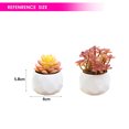 thumbnail image 2 of 2 uds. Bonsái de diamante grande, simulación de bonsái suculento, flor artificial, planta decorativa creativa, decoración interior, 2 of 5