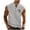 Gray, variant on Bpyeka Men's Stand Collar Partial Button Sleeveless Henley Tank Tops, Palm Tree Graphic Casual Athletic Shirts for Running Workout & Summer Daily Wear, S-3XL