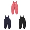 thumbnail image 5 of Uccdo 6M-3T Baby Boys Girls Winter Warm Snow Pants Overalls Snowsuit, Toddlers Button Down Jumpsuit Zipper Snow Bib Pants, 5 of 5