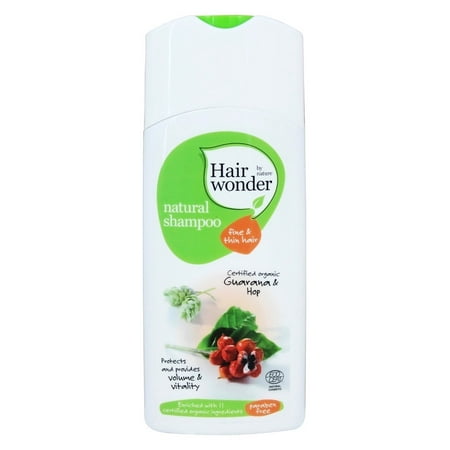 Hairwonder By Nature Natural Shampoo Fine Thin Hair Guarana
