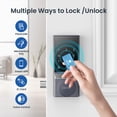 thumbnail image 3 of Cerradura de puerta inteligente Devo G5, cerradura de puerta de entrada sin llave 5 en 1 con timbre, cerrojo de cerradura inteligente Wi-Fi incorporado para puerta delantera, sin concentrador, control, 3 of 5