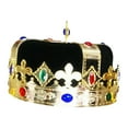 thumbnail image 1 of Sombrero de corona de rey Yuyangstore Mascarada Emperador Negro, 1 of 8