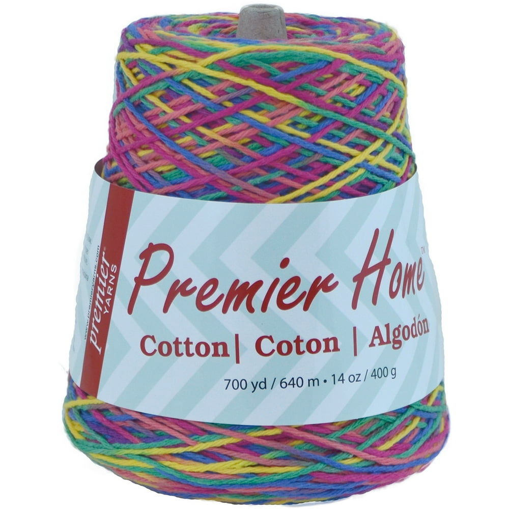 Premier Yarns Home Cotton Yarn Multi Cone Rainbow