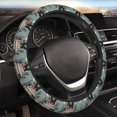 thumbnail image 6 of KLL Car Steering Wheel Cover, Universal 15 inch, Soft Elastic and Comfortable,Car Accessories Decorations-Vintage Art Butterfly Flower, 6 of 7