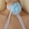 thumbnail image 2 of Unique Bargains Stylish Flower Choker Necklace Fashion Accessory Blue, 2 of 6
