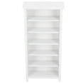 thumbnail image 2 of Dollhouse Bookcase, Simple Lifelike Dollhouse Book Cabinet  For Home White, 2 of 8