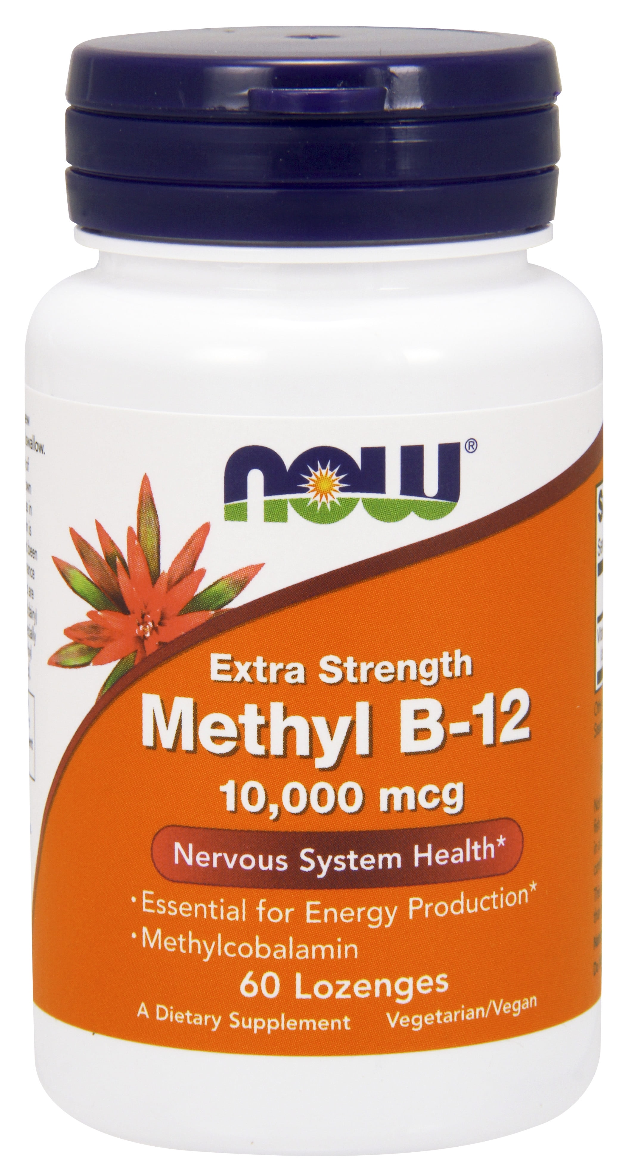 NOW Supplements, Methyl B12 (Methylcobalamin) 10,000 mcg, Nervous