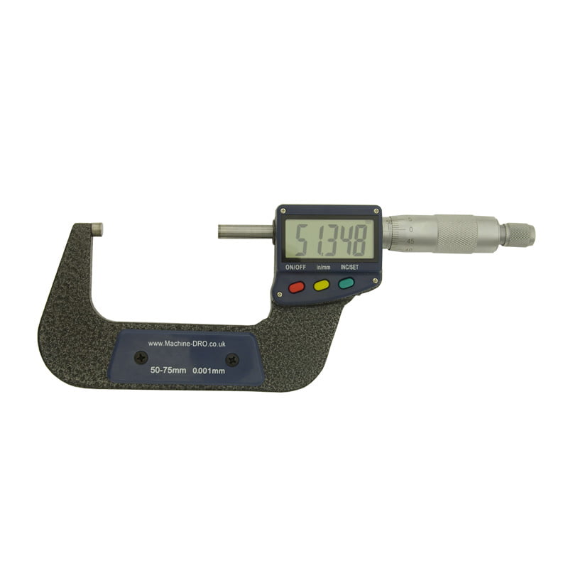 External/Outside Digital Micrometer With Large Display 2-3 inch 50-75mm 