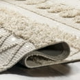 thumbnail image 5 of Rugs USA Chandy Textured Wool Area Rug, 8' x 8', Square, Durden Cream, 5 of 9