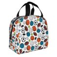 thumbnail image 2 of Easygdp Color Balls Bolsa Térmica Premium - Tela Oxford Impermeable, Gran Capacidad, Bolsillo Frontal, Unisex para Trabajo, Escuela, Actividades al Aire Libre y Picnics, 2 of 8