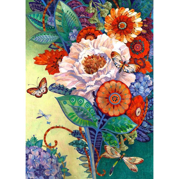 Pintura de diamante (DB3192) flores 5D cuadrado DIY sala de estar punto de cruz 20X30cm Hugtrwg Para estrenar