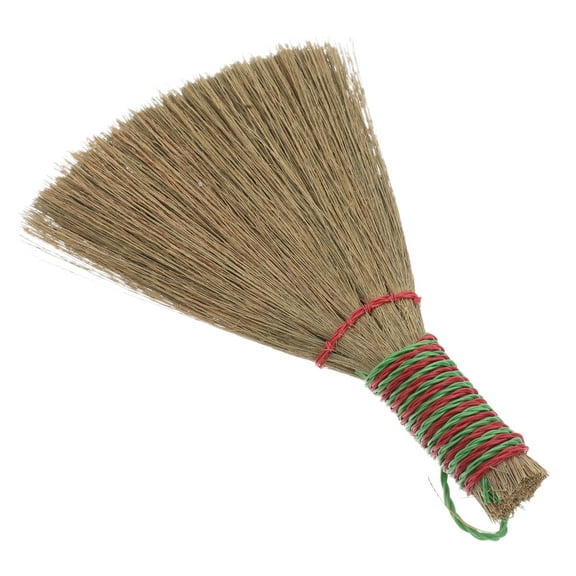 LEORX Broom Handheld Whisk Broom Multi Straw Cleaning Floors and Furniture Home Use 1Pack