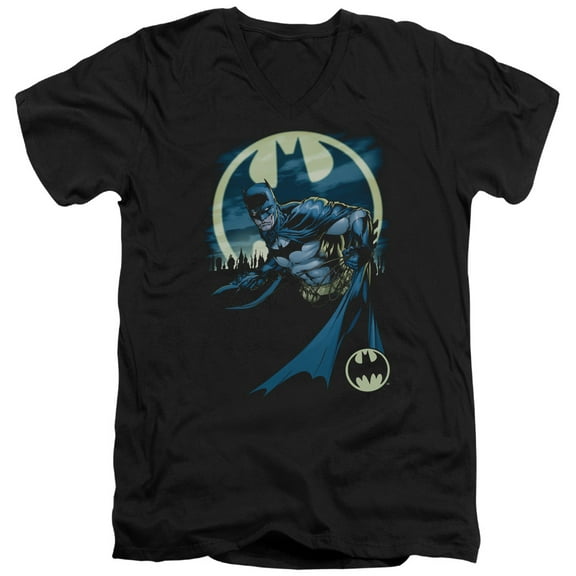 Batman - Heed The Call - Slim Fit V Neck Shirt - Large