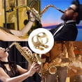 thumbnail image 4 of Pince de Bouche pour Saxophone Alto, Pince de Bouche Réglable en Laiton Double Vis pour Saxophone Alto, Attache de Bouche en Caoutchouc Doré pour Saxophone Alto, 4 of 7