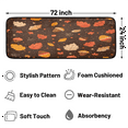 thumbnail image 2 of CURLYOOT Fall Runner Rug 2'x6' Washable Kitchen Runner Rug Indoor Non Slip Laundry Rugs Maple Leaves Floor Carpet for Hallway Kitchen Entryway Bedroom Living Room, 2 of 9