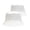 White, variant on 2pcs White Bucket Hat Outdoor Sun Protecting Hat Beach Sunscreen Beautiful Hat for Men and Women