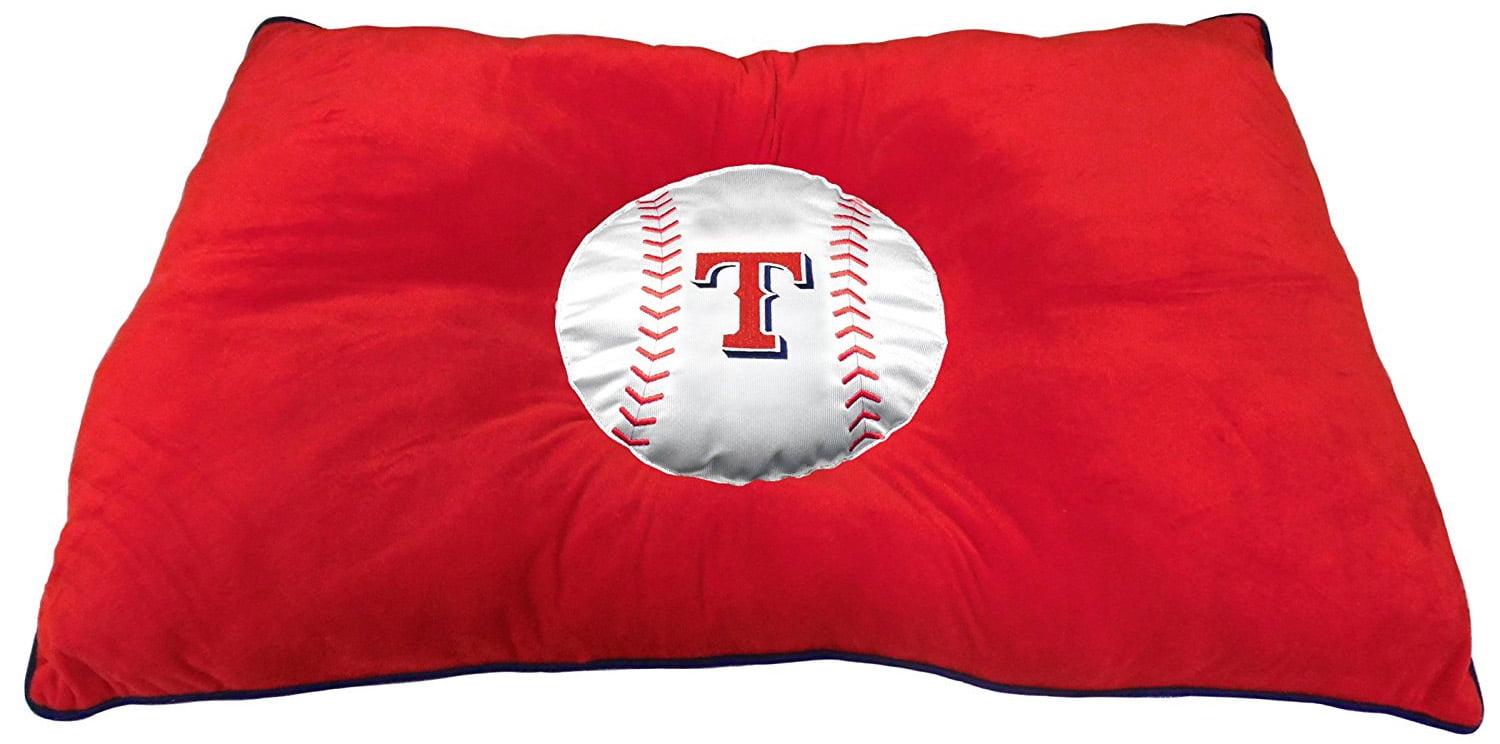 Pets First MLB Texas Rangers Cats & Dogs Pillow Beds 