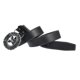 thumbnail image 2 of Cinturón de material cuero PU para hombre, vaquero americano Hebil Hebil de venado Cinturón Pantalones Correa de cinturo , negro Soledad cinturón de moda para hombre, 2 of 7