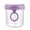 Purple 500ML, variant on KGJQ Overnight Oats Glass Container, with Portable Hanging Loop, Wide Mouth Leakproof Food Storage Jar, for Snacks Nuts Yogurt Meal Replacement