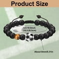thumbnail image 4 of Pulsera de fútbol KORAS, regalos para niños, regalos de fútbol para adolescentes de 13 a 15 años, 16 a 18 años, regalos de cumpleaños, Navidad, graduación para hijo, nieto, sobrino, hermano, 4 of 5