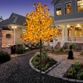 thumbnail image 1 of Lightshare Maple Tree 8 ft. - 264 LED Warm White Lights, Natural Looking Maple Leaves, 1 of 5