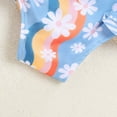 thumbnail image 6 of Girls Swimsuit Summer Kids Swimwear Floral Prints Ackless One Piece Beach Swimsuit Bikini Toddler Bathing Suit Girl,Size 12 Months-18 Months, 6 of 6