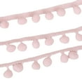 thumbnail image 1 of Youkk Pom Trim Ball Fringe Ribbon Crafts With Stylish And Practical Trim DIY Crafts Light Pink, 1 of 6