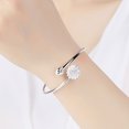 thumbnail image 4 of maskred Women Open Bracelet Adjustable Bangle Jewelry Daughter Personalized Gift, 4 of 6