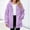 Purple, variant on Girls Fleece Jacekts with Hood Long Sleeve Zip Up Lightweight Warm Casual Kids Winter Coat Pink 14-15Years