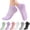 MulticolorB, variant on Bocaoying 5-Pairs Grippy Socks for Women, Non-Slip Pilates & Yoga Socks with Sticky Grip Bottoms, Cotton Blend Slip-Free Socks for Barre, Workout, Hospital